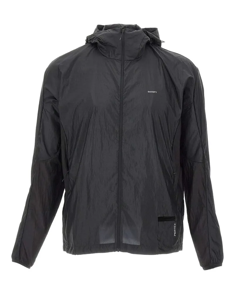 Satisfy Pertex® Diamond Fuse Windbreaker Schwarz