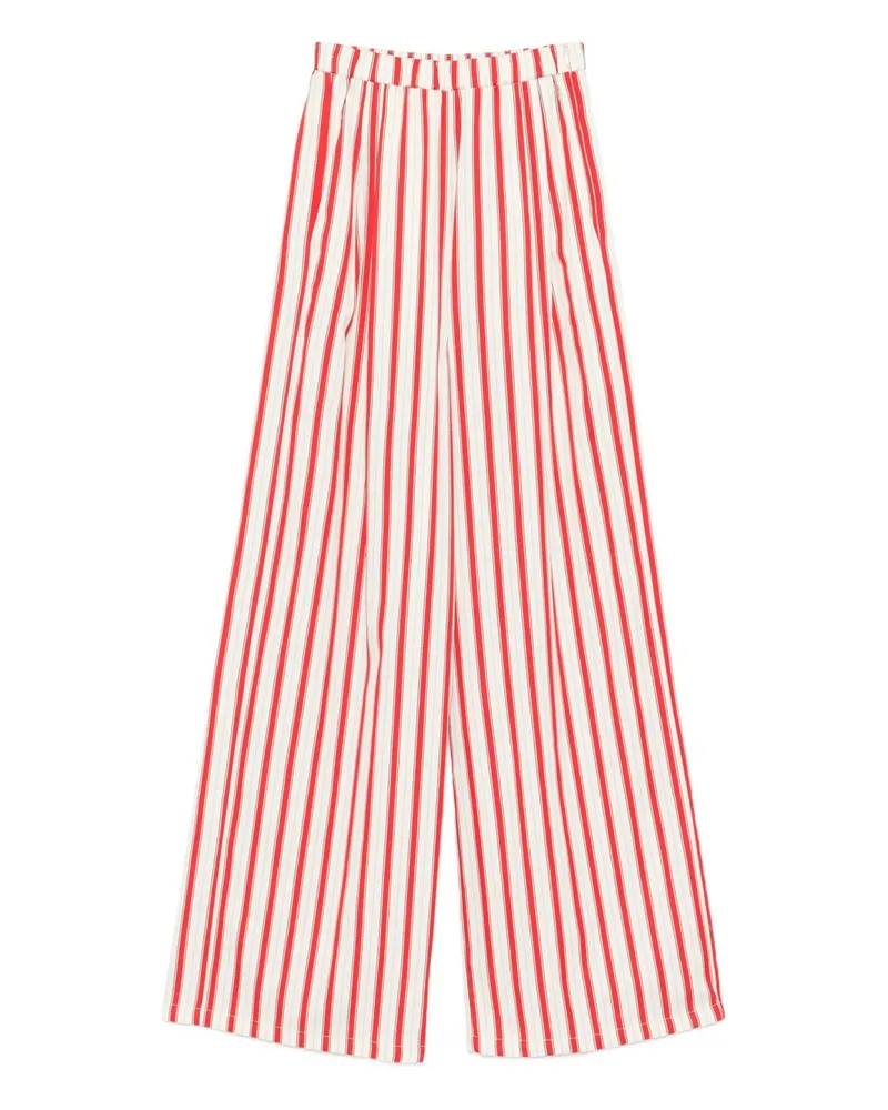 forte_forte Pantalone Straight Riga Contemporary Cotton Rot