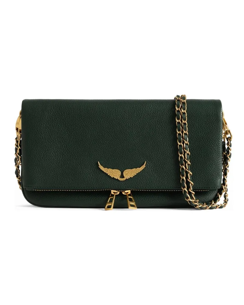 Zadig & Voltaire Rock Grained Leather Grün