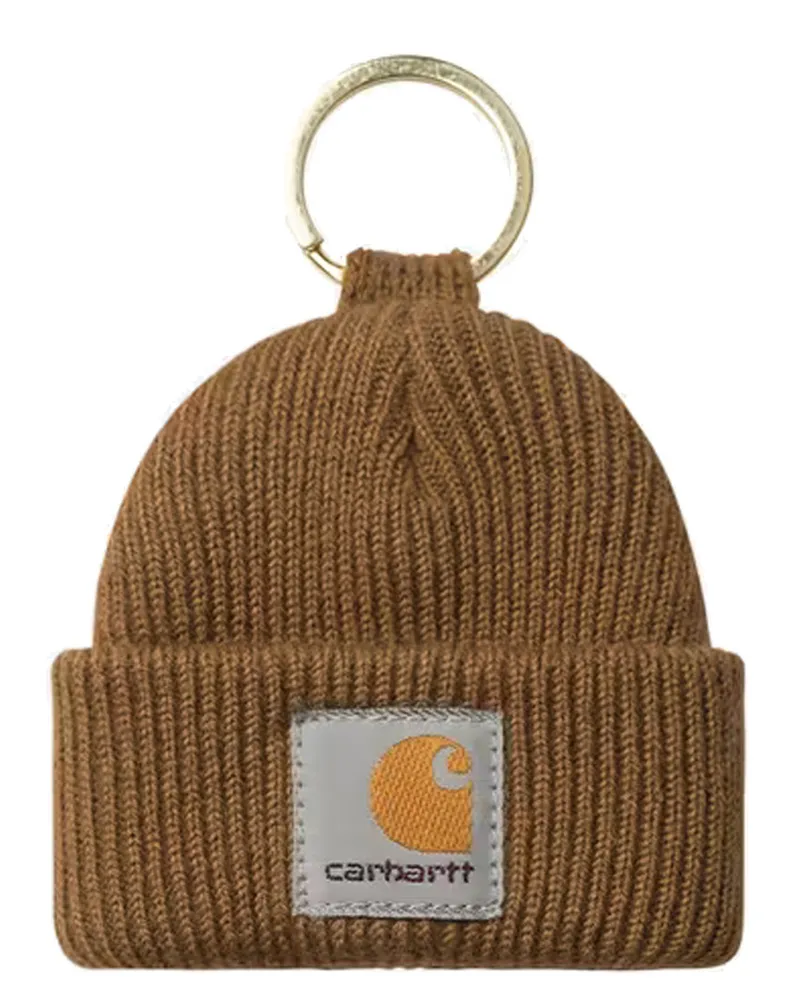 Carhartt WIP Mini Watch Hat Keychain Braun