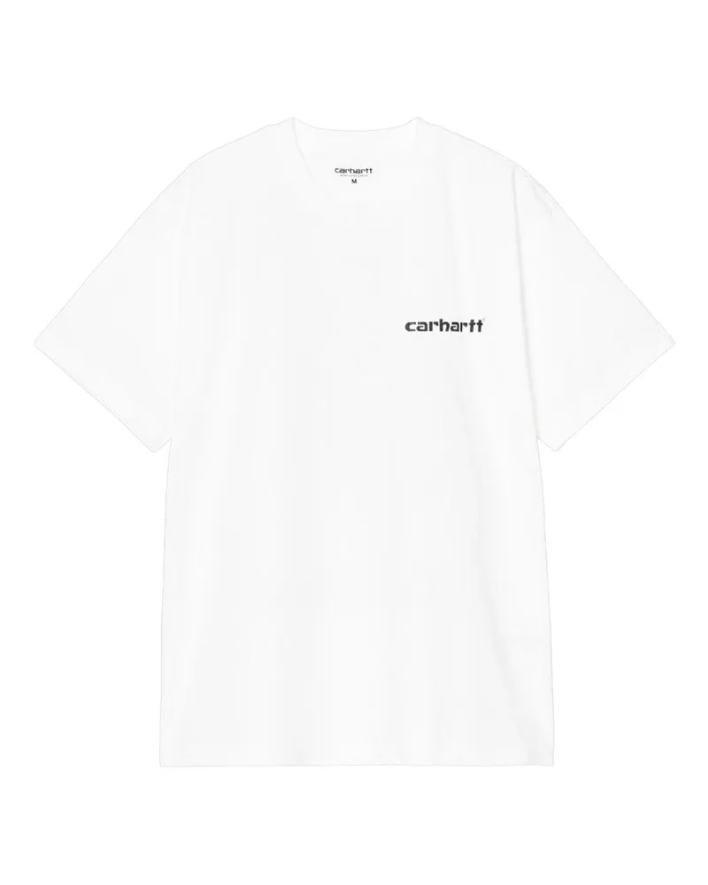 Carhartt WIP Archive Script T-shirt Weiß