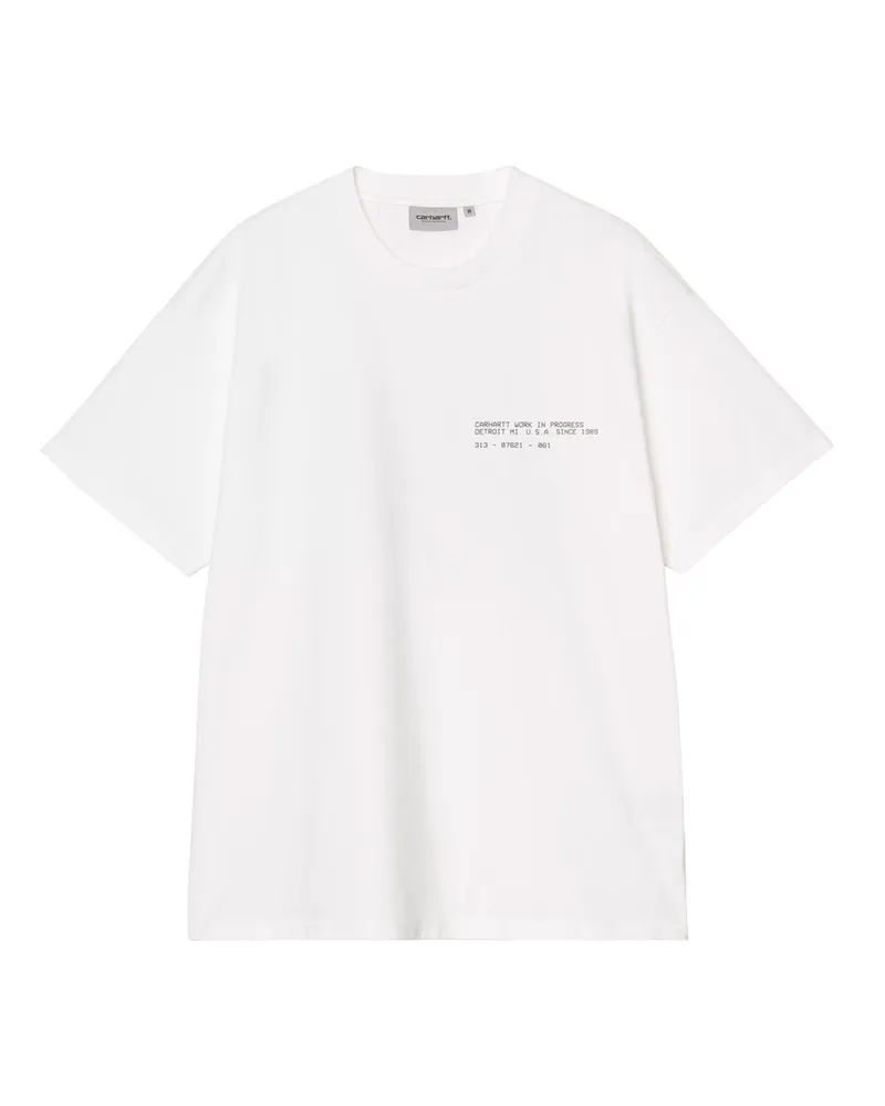 Carhartt WIP Feather Progress T-shirt Weiß