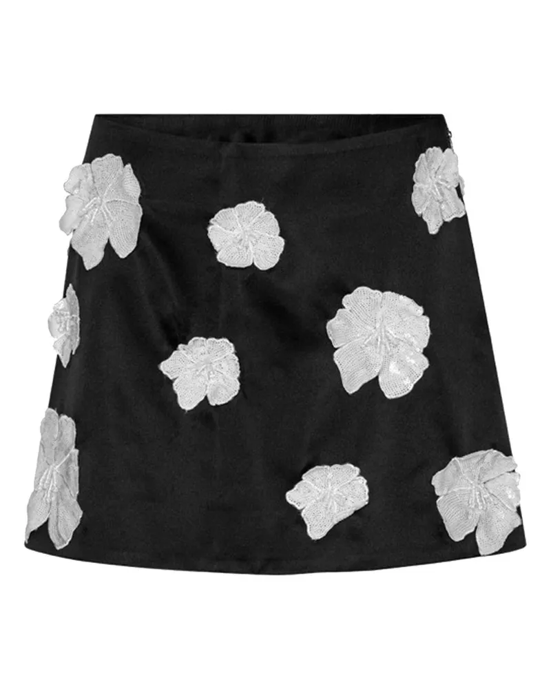 ROTATE Birger Christensen Mini Gonna Schwarz