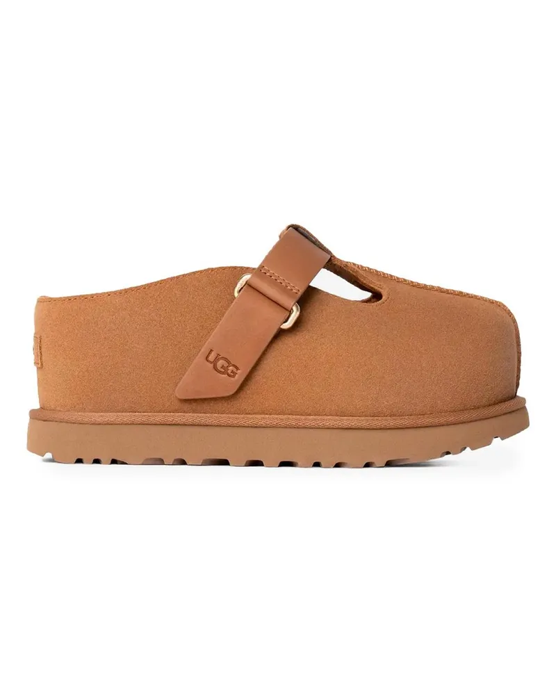 UGG Goldenstar hi Clog Cognac Braun