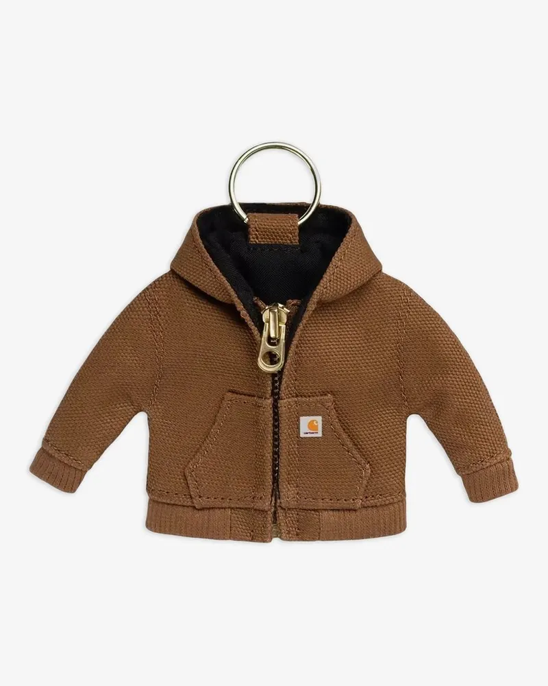 Carhartt WIP Mini Active Jacket Keychain Braun