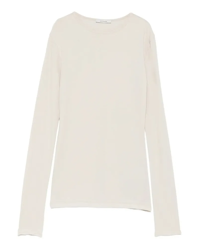 Entire Studios Sheer Long Sleeve Beige