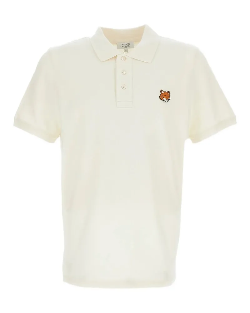 Kitsuné Fox Head Regular Polo Beige