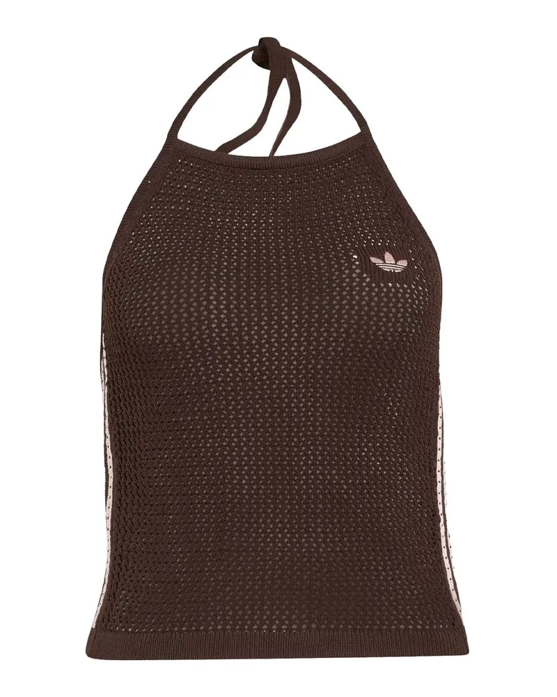 adidas Crochet Top Marrone Braun