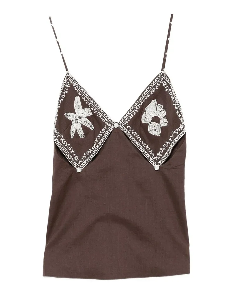 ALEMAIS Leandra Corded Cami Top Braun