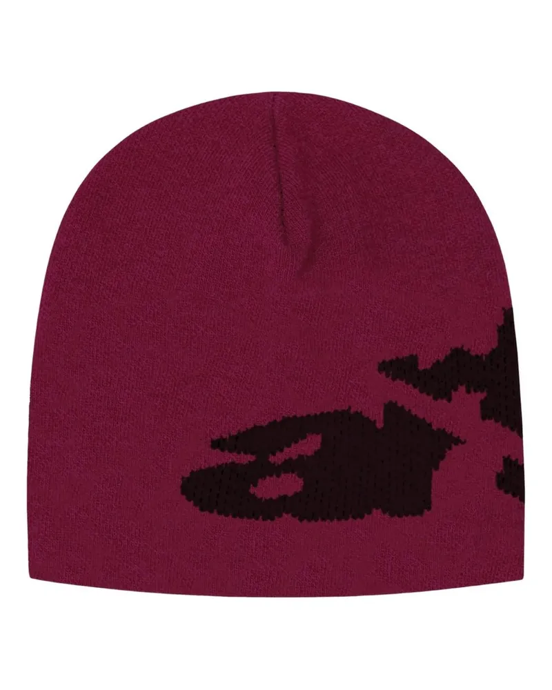 Arte Antwerp Ripped Arte Side Beanie Rot