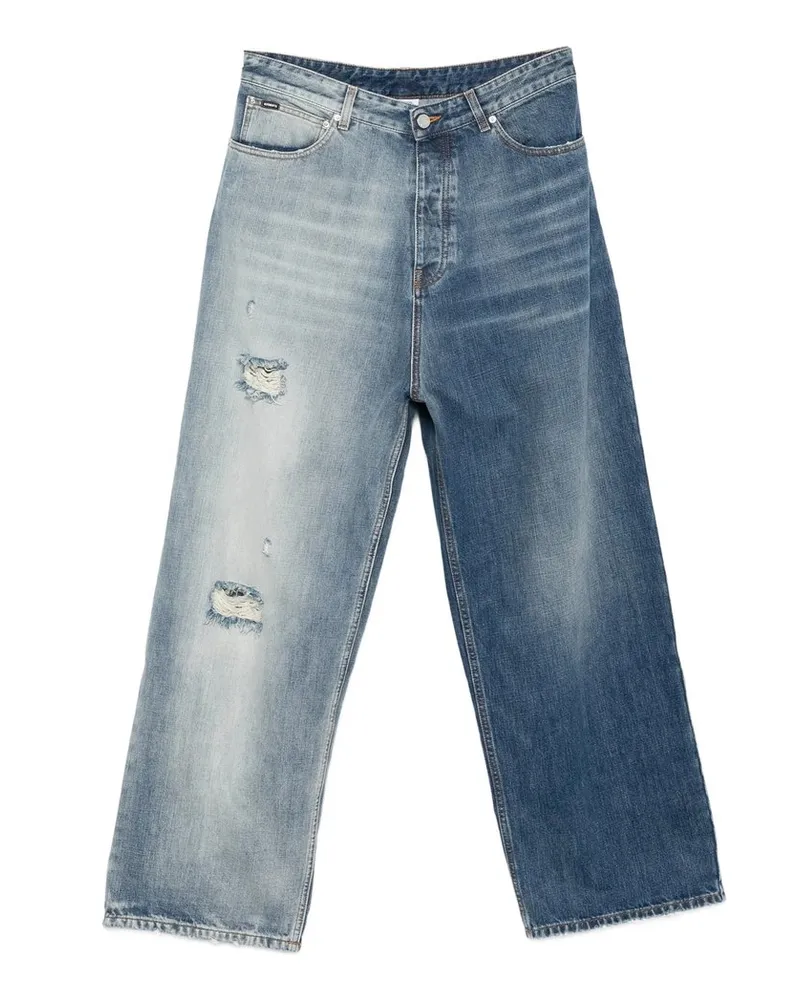 VETEMENTS Degrade Effect Jeans Blau