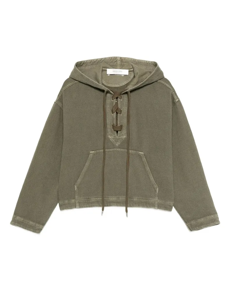 Golden Goose Journey W`s Boxy Hoodie Ofelia Grün