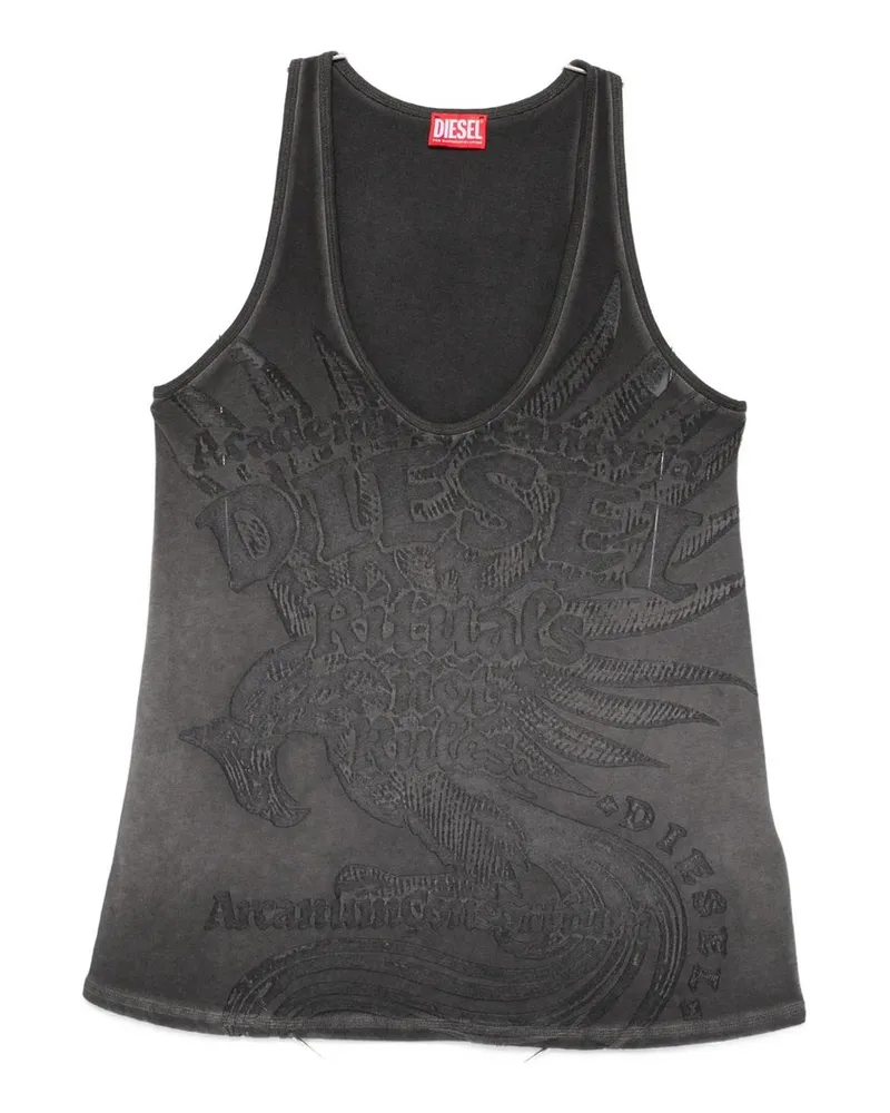 Diesel T-ifan-a1 Top Grau