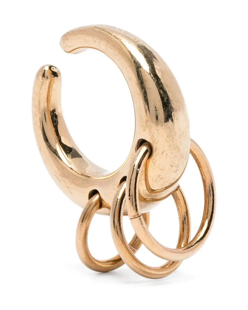 PANCONESI Pierced Circle Cuffs Gold