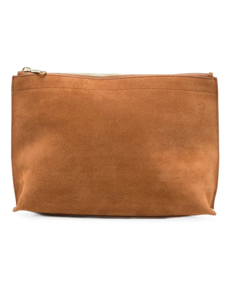 A.P.C. la Pochette Neige Clou Braun