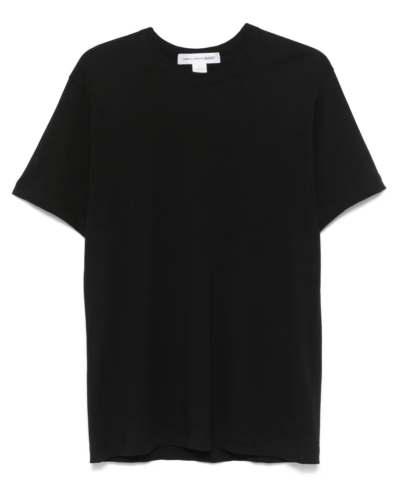 Comme des Garçons Herren T-Shirt Strick Fnt002w24 Schwarz