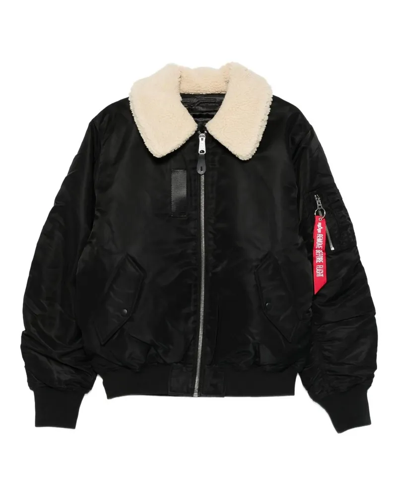 Alpha Industries B-15 Mod Reversible Bomber Jacket Schwarz