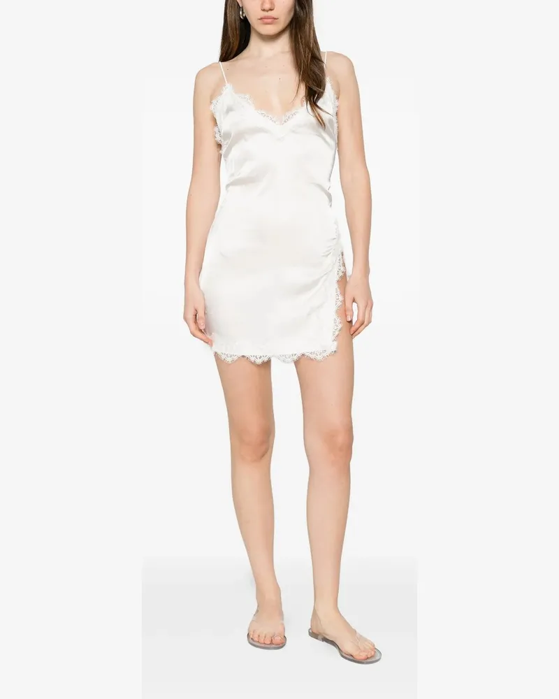Oséree Bridal Slip Mini Dress Grau