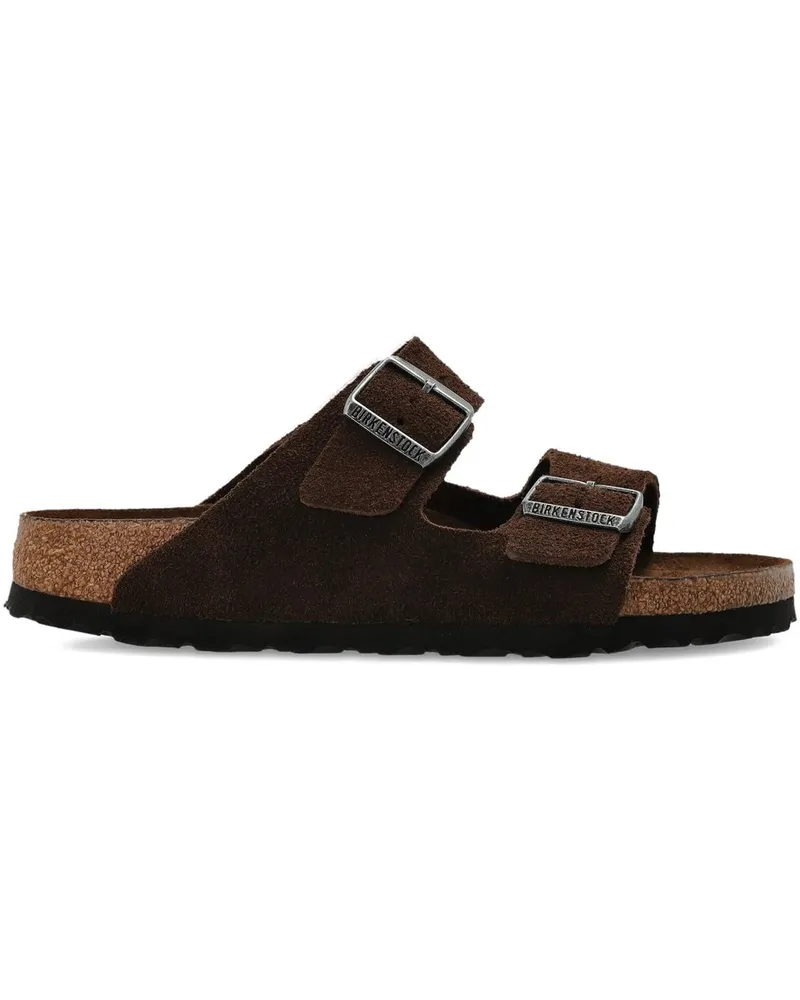 Birkenstock Arizona Sfb Carafe Tonal, Suede Leather Braun