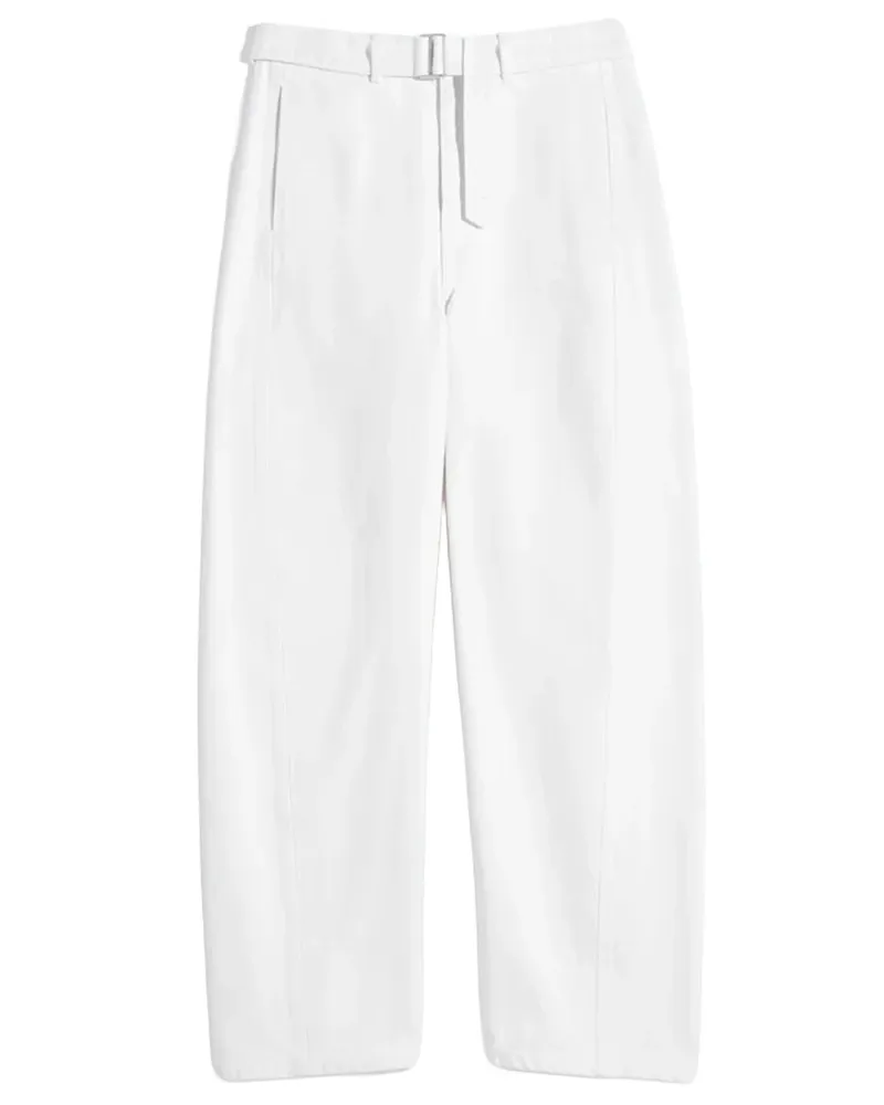 Christophe Lemaire Twisted Belted Pants Pa326 Ld1070 Weiß