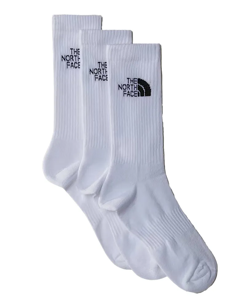 The North Face Multi Sport Cush Crew Sock 3p Bianco Weiß