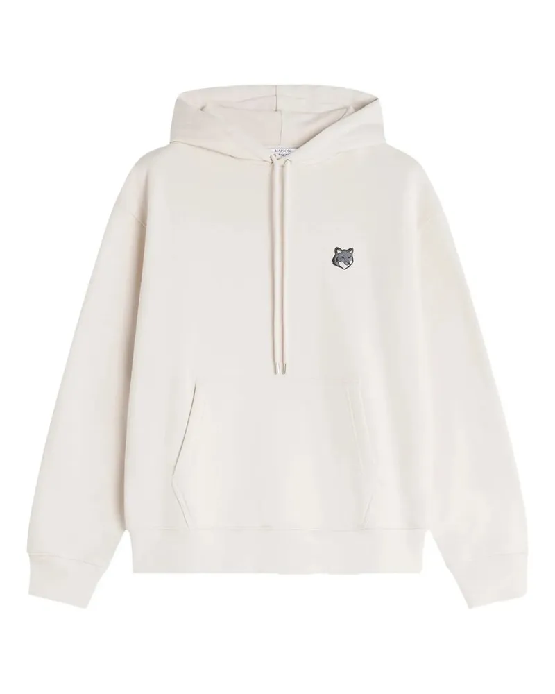 Kitsuné Fox Head Comfort Hoodie Beige