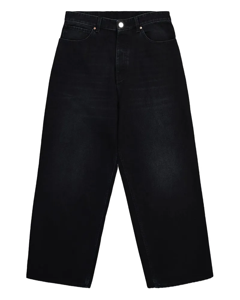 VETEMENTS Painted Anarchy Reworked Jeans Schwarz