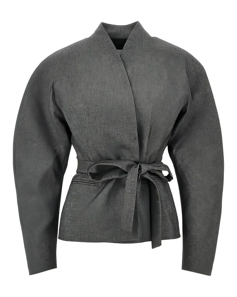 ANDAMANE Margaux - Rounded Shoulder Jacket Grau