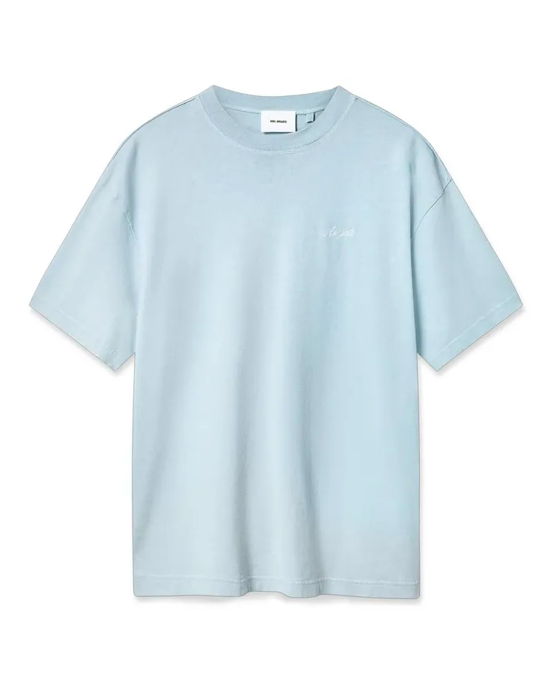Axel Arigato Honor Washed T-shirt Blu Blau
