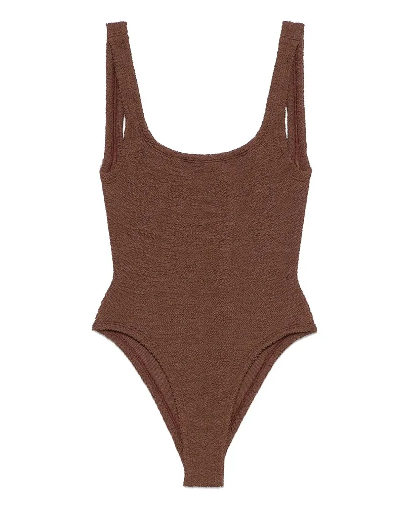 Hunza G Square Neck Swim Braun