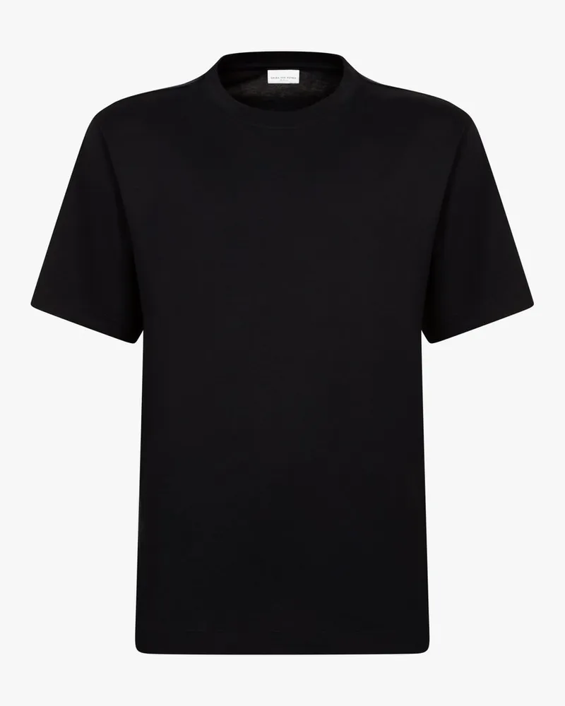 Dries van Noten 01900 Hertz 2600 M.k.ss.t Shirt Schwarz