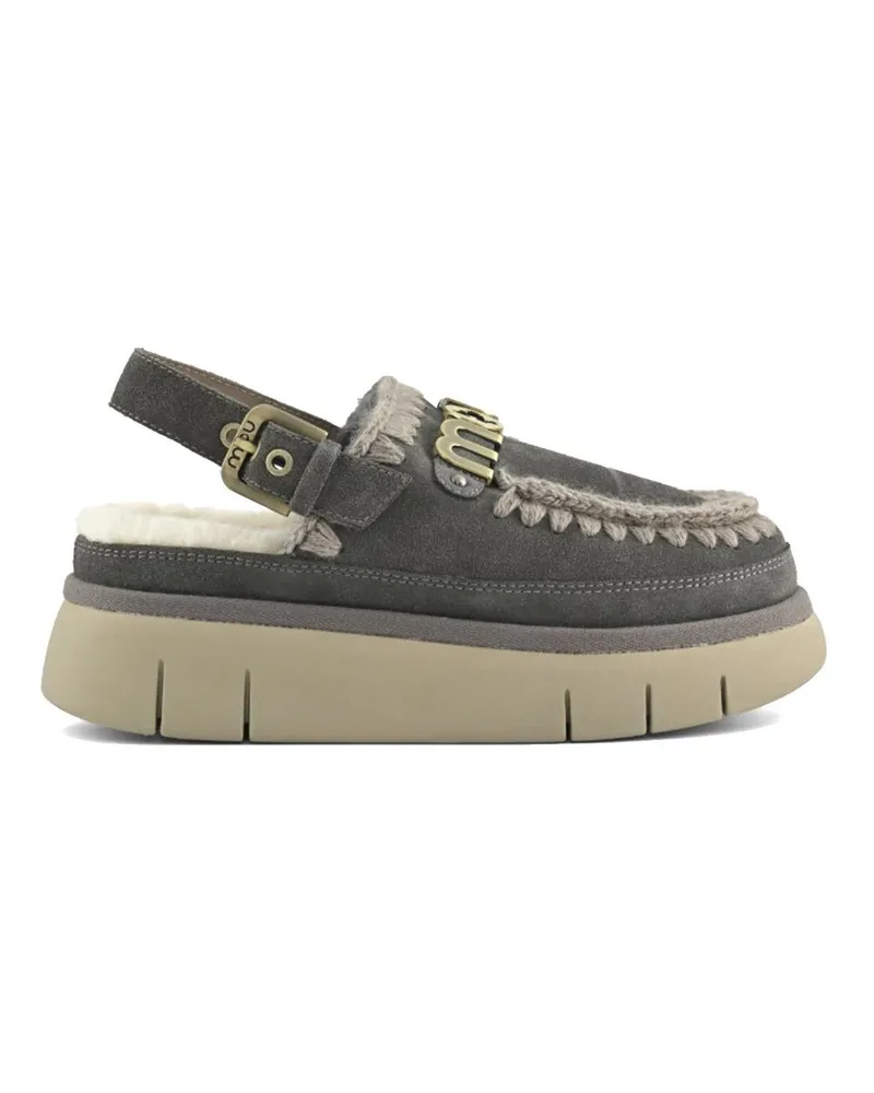 Mou Bounce Clog Back Strap Grau