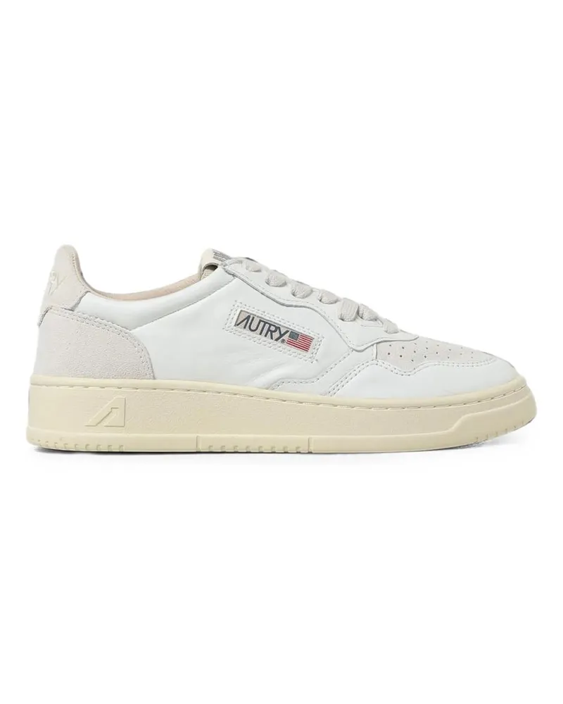 AUTRY Medalist Low Woman Leat/suede Weiß