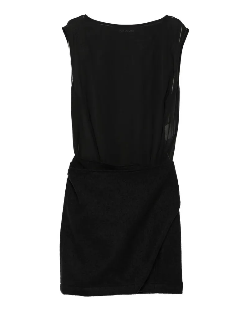 Our Legacy Twisted Mini Dress Schwarz
