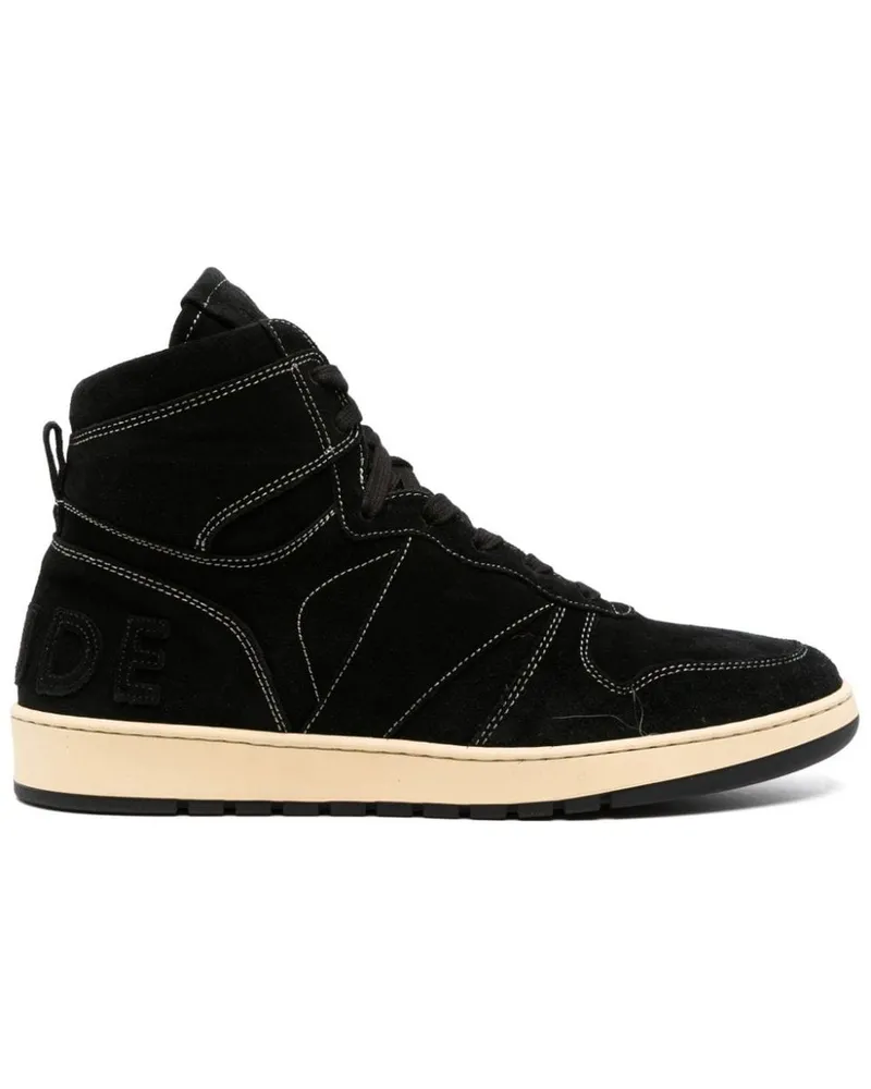 RHUDE Rhecess High Suede Rhfw23fo12451890 Schwarz