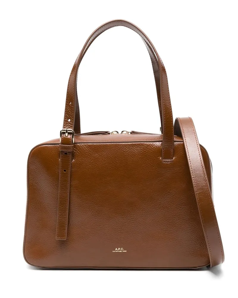 A.P.C. Sac Virginie Box Braun