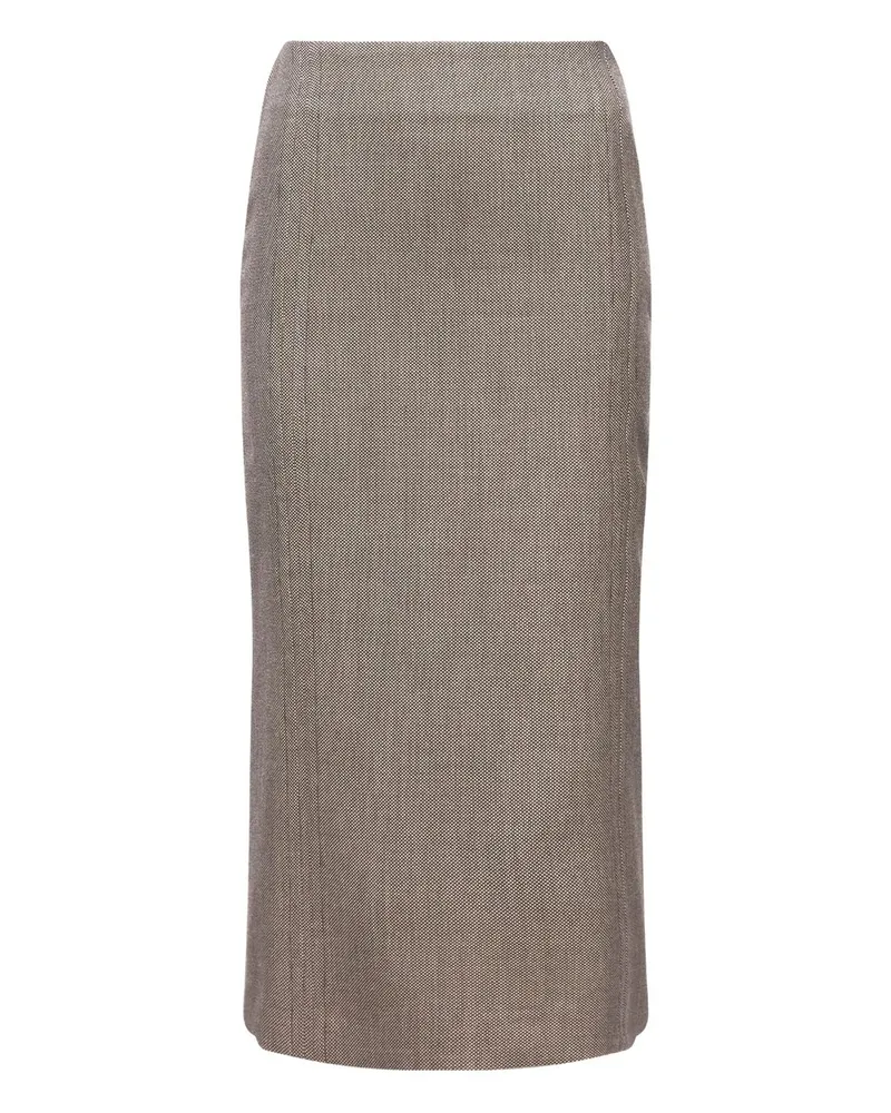 Maison Margiela Midi Skirt Braun