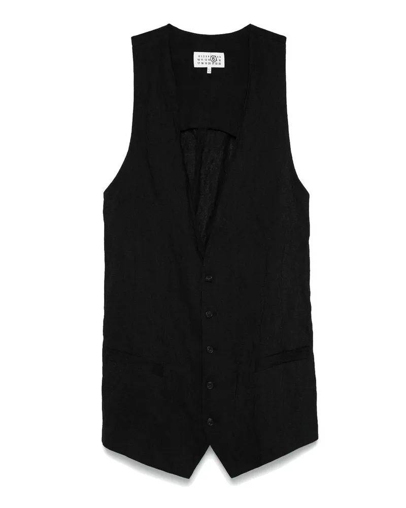Maison Margiela Gilet Schwarz