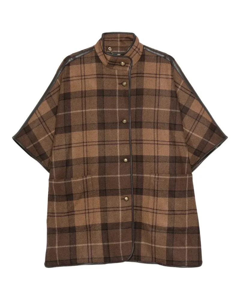 Barbour Judith Wool Cape Braun