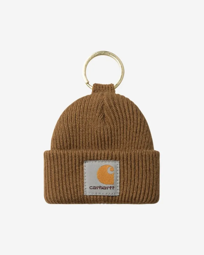 Carhartt WIP Mini Watch Hat Keychain Braun