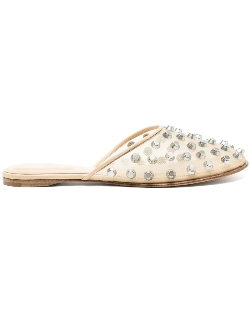 Alexander Wang Rhodes Flat Slipper 30225m006 Beige