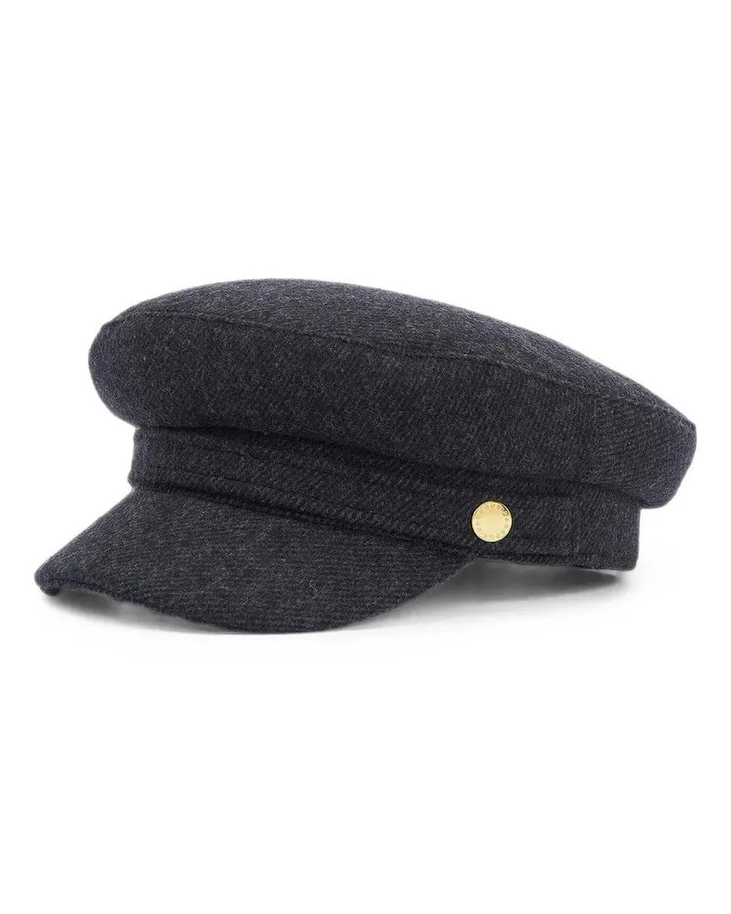Barbour Bothal Bakerboy Cap Grau