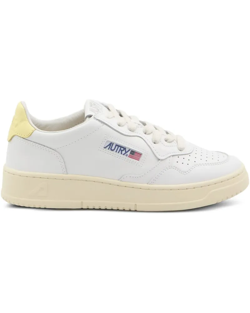 AUTRY Medalist Low Woman Leat/leat Weiß