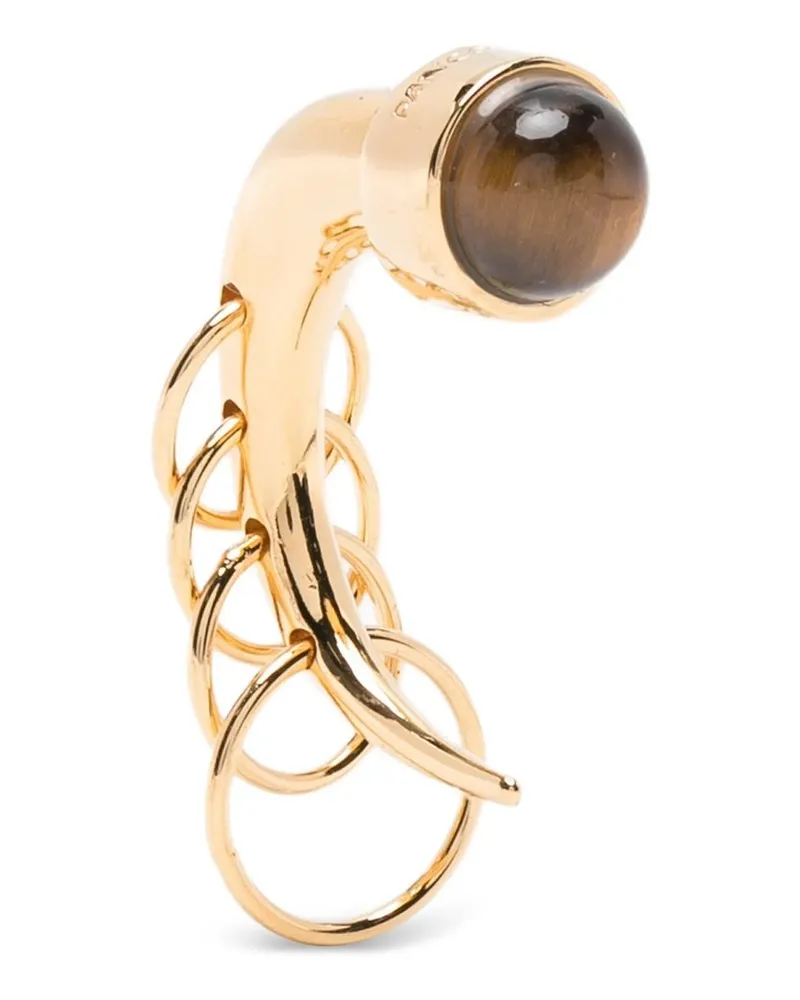 PANCONESI Pierced Spina Earrings Gold