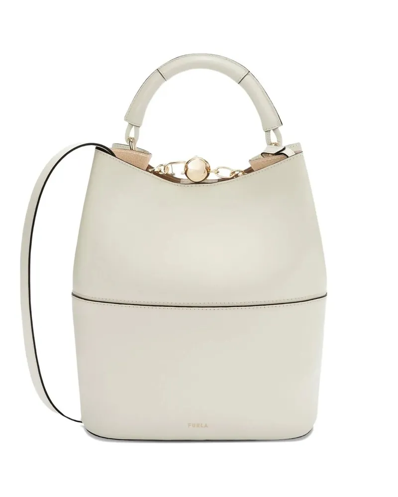 Furla Sfera s Bucket Bag 26 Weiß