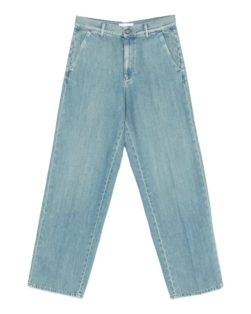 LARDINI Pantalone Uomo Denim Lavato Orange