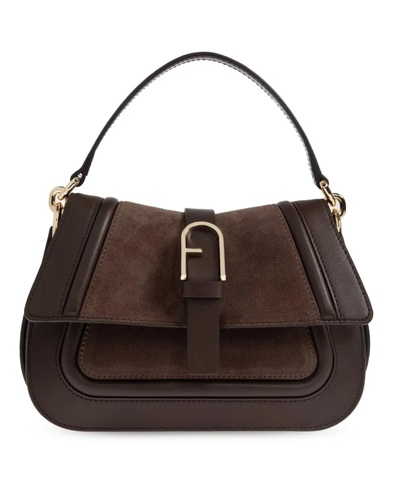 Furla Flow Mini Top Handle Braun