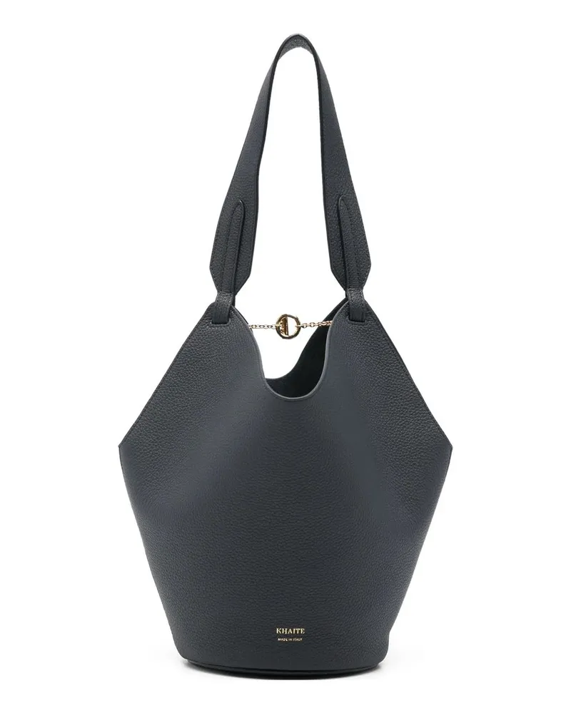 KHAITE Lotus Mini Tote Blau