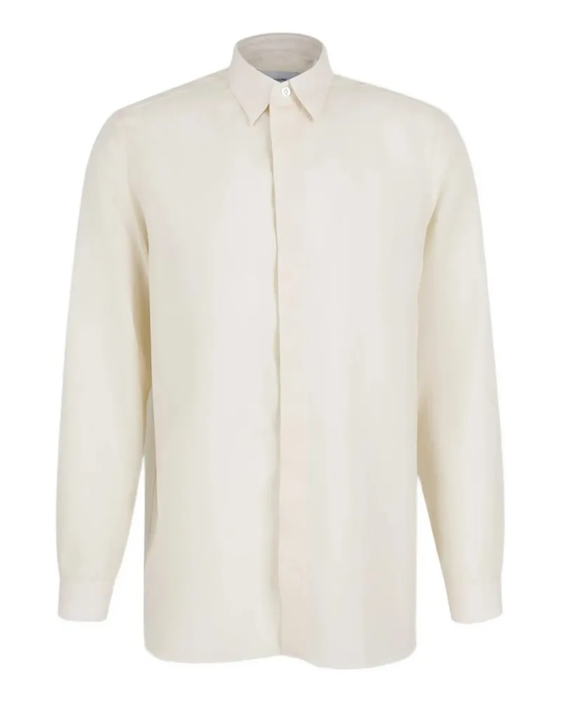 LARDINI Camicia Uomo Ricerca Weiß