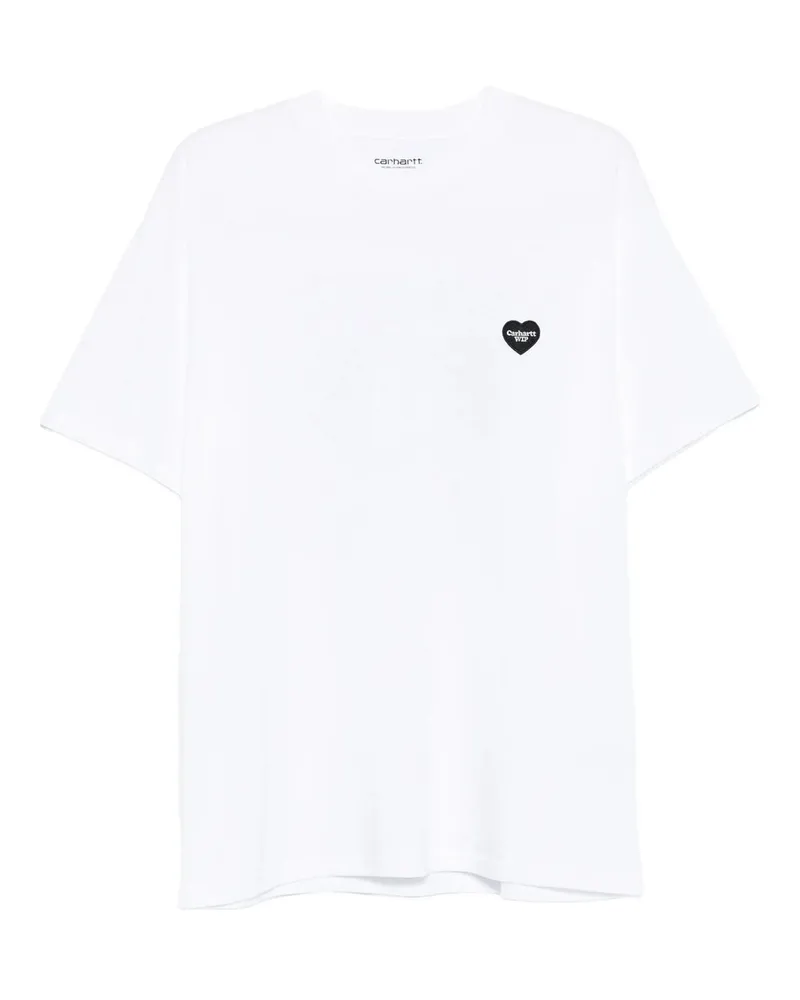 Carhartt WIP S/s Heart ii Hartt T-shirt Weiß
